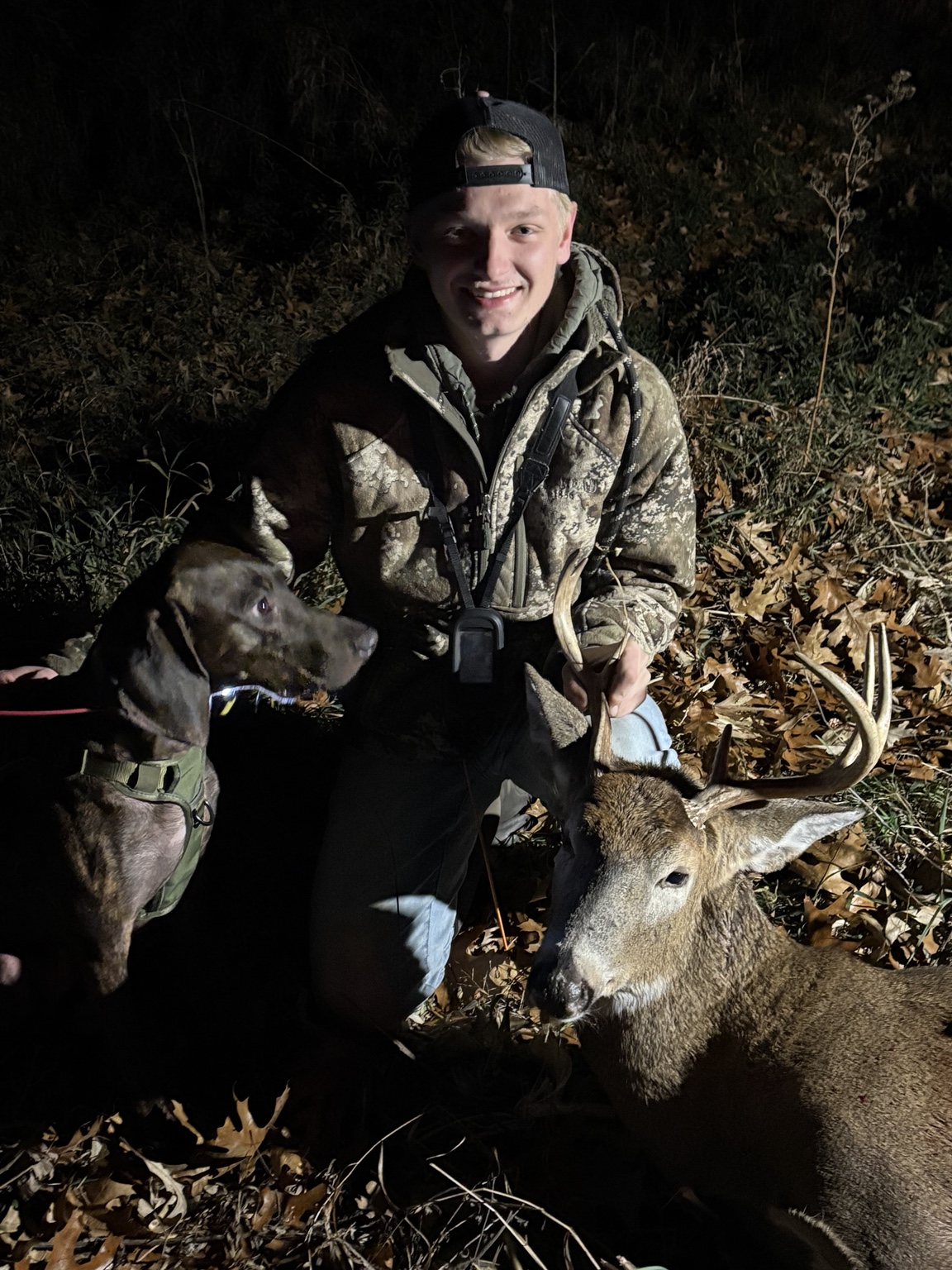 Night deer recovery with Mya